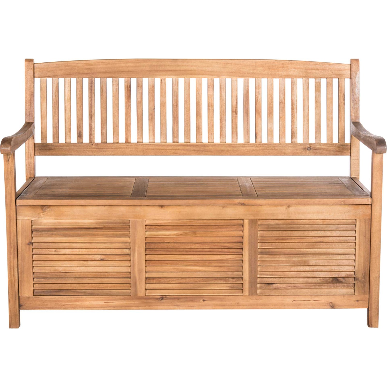 Brent Storage Bench Teak Brown