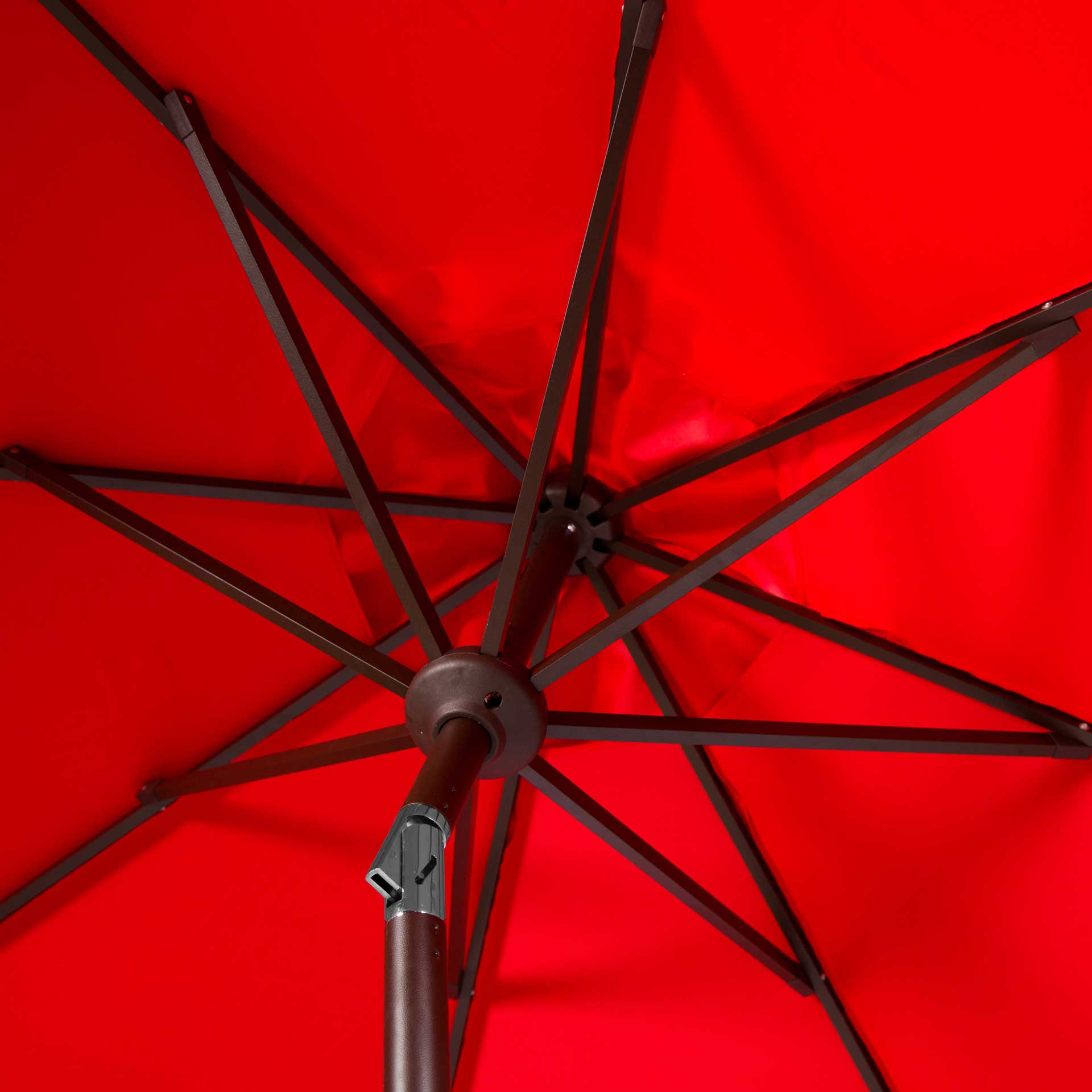 Electra Auto Tilt Umbrella Red/White