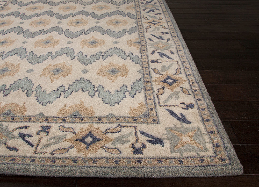 Pendant Jade Oyster Gray/Blue Surf Area Rug