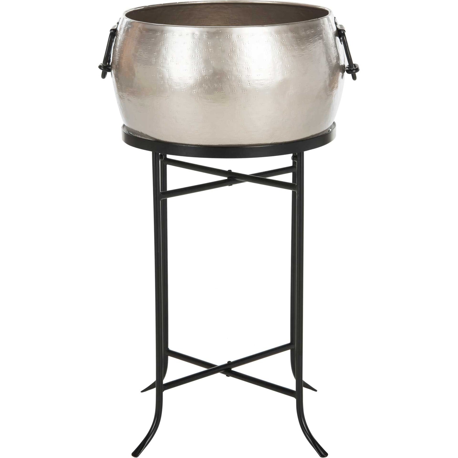Azuli Beverage Tub With Stand Pewter/Black