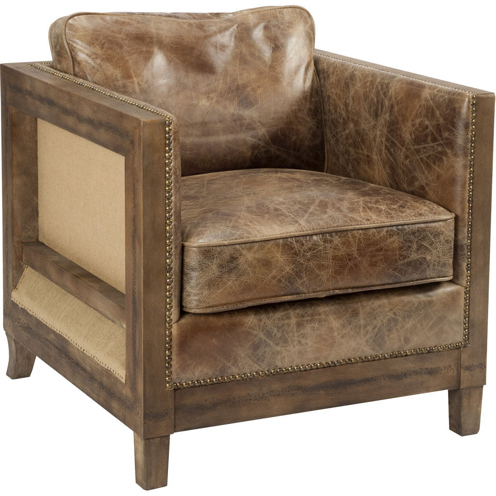 Dante Club Chair Light Brown