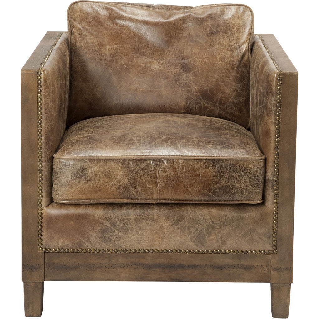 Dante Club Chair Light Brown