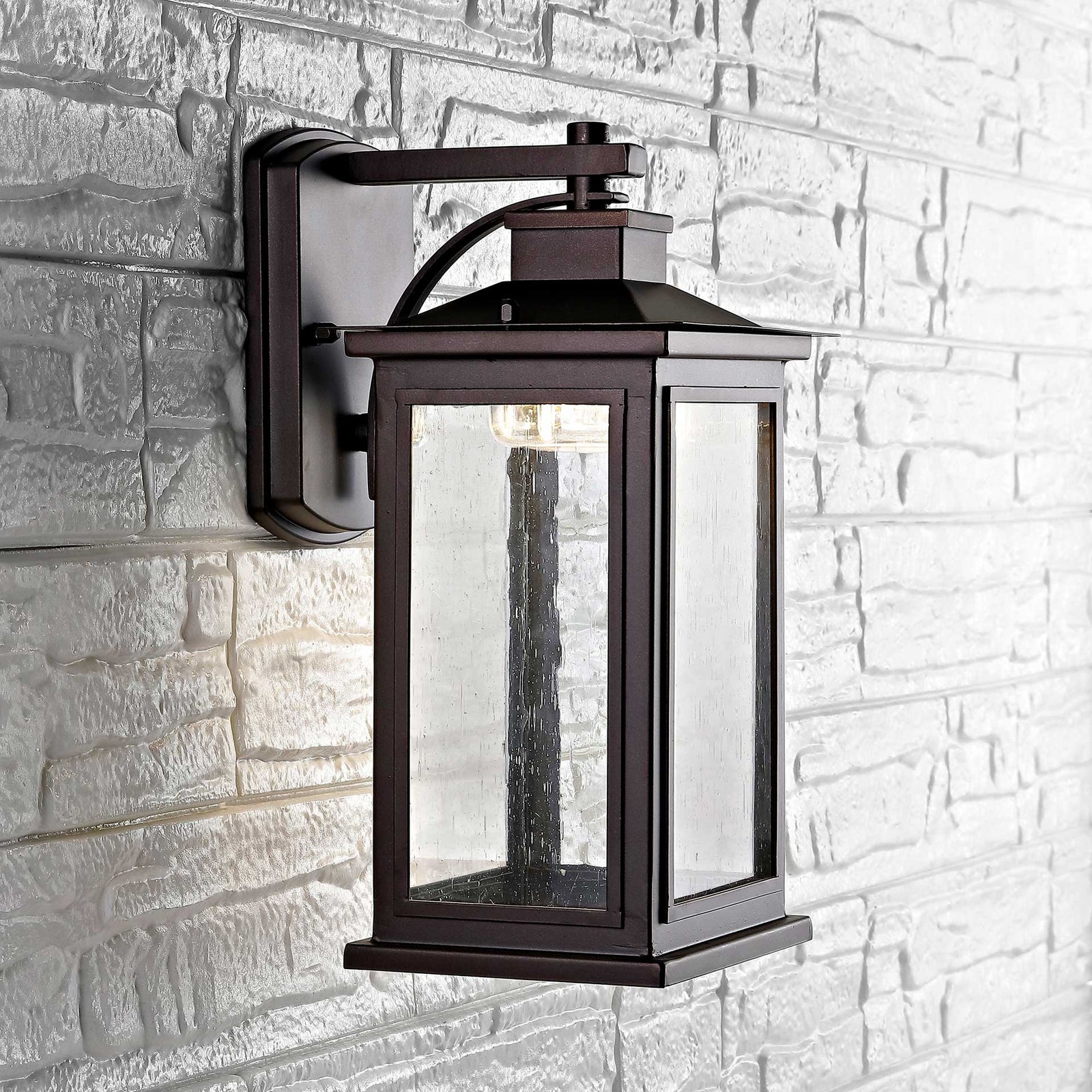 Talon Outdoor Wall Lantern Bronze/Black