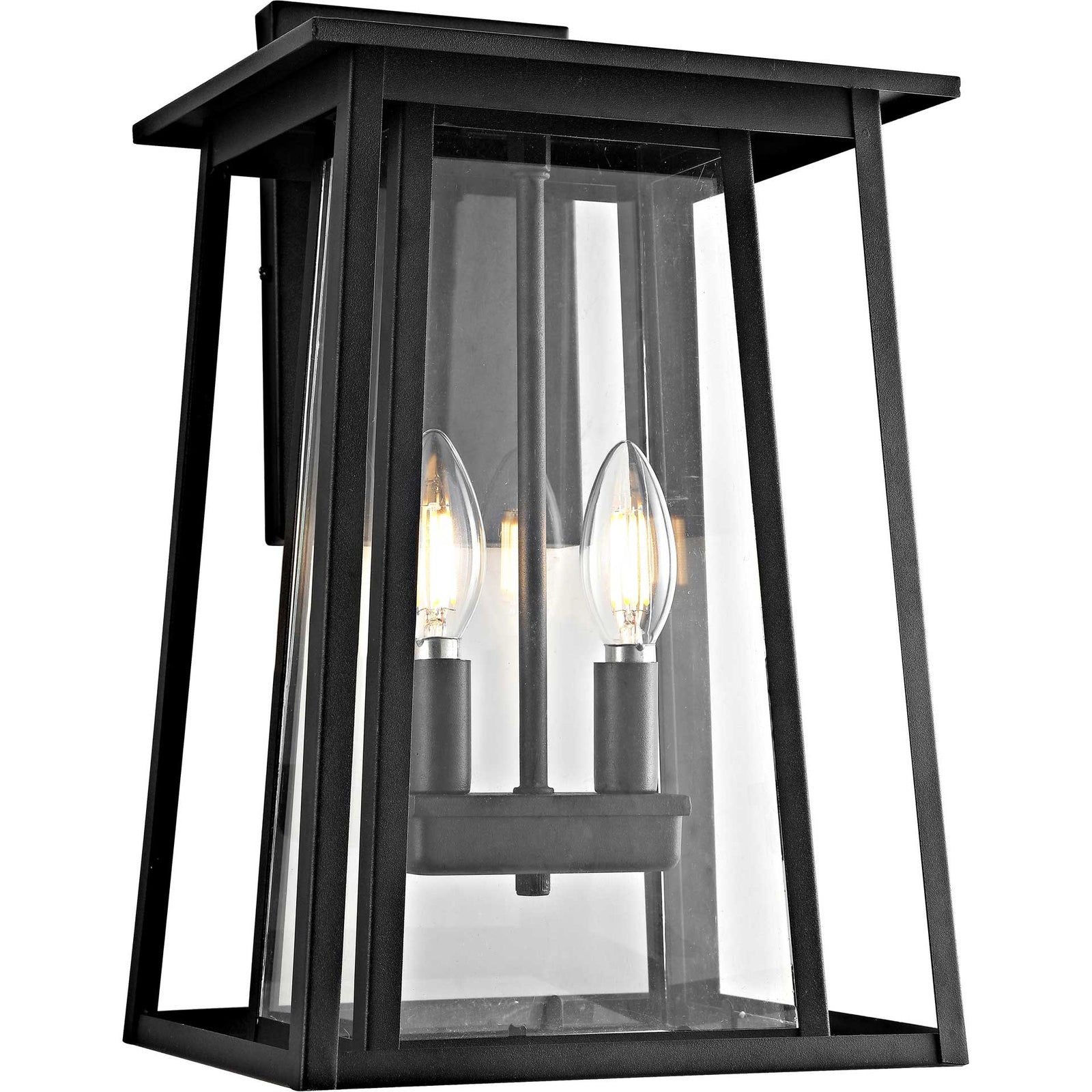 Venice Outdoor Wall Lantern Black