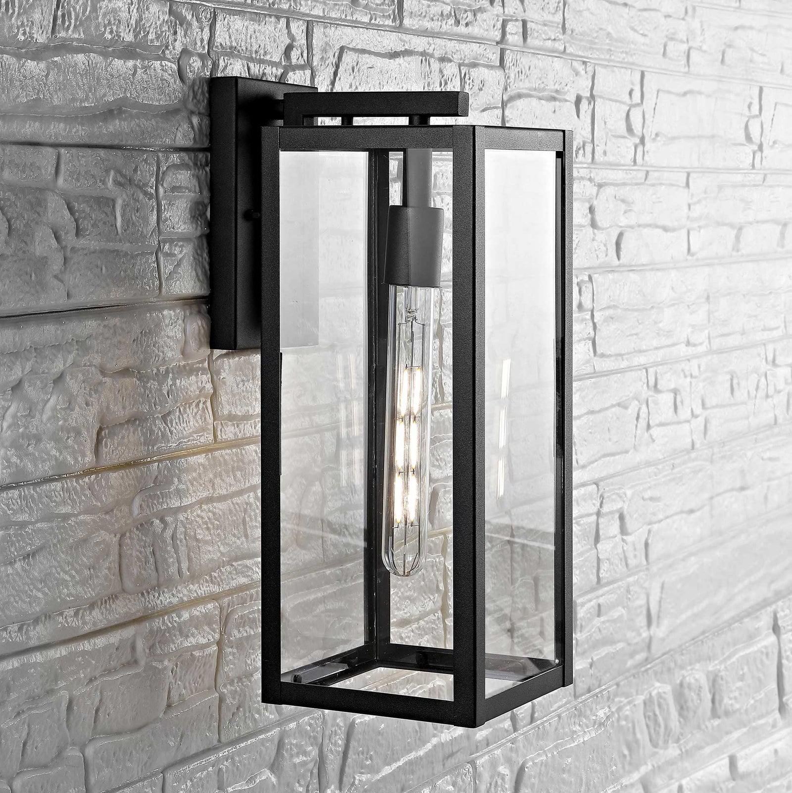 Werner Outdoor Wall Lantern Black