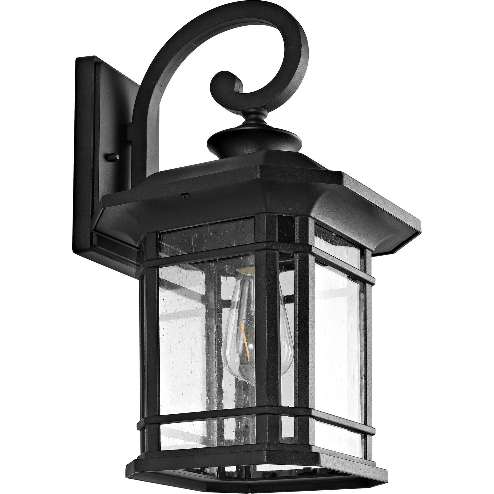 Cedric Outdoor Wall Lantern Black