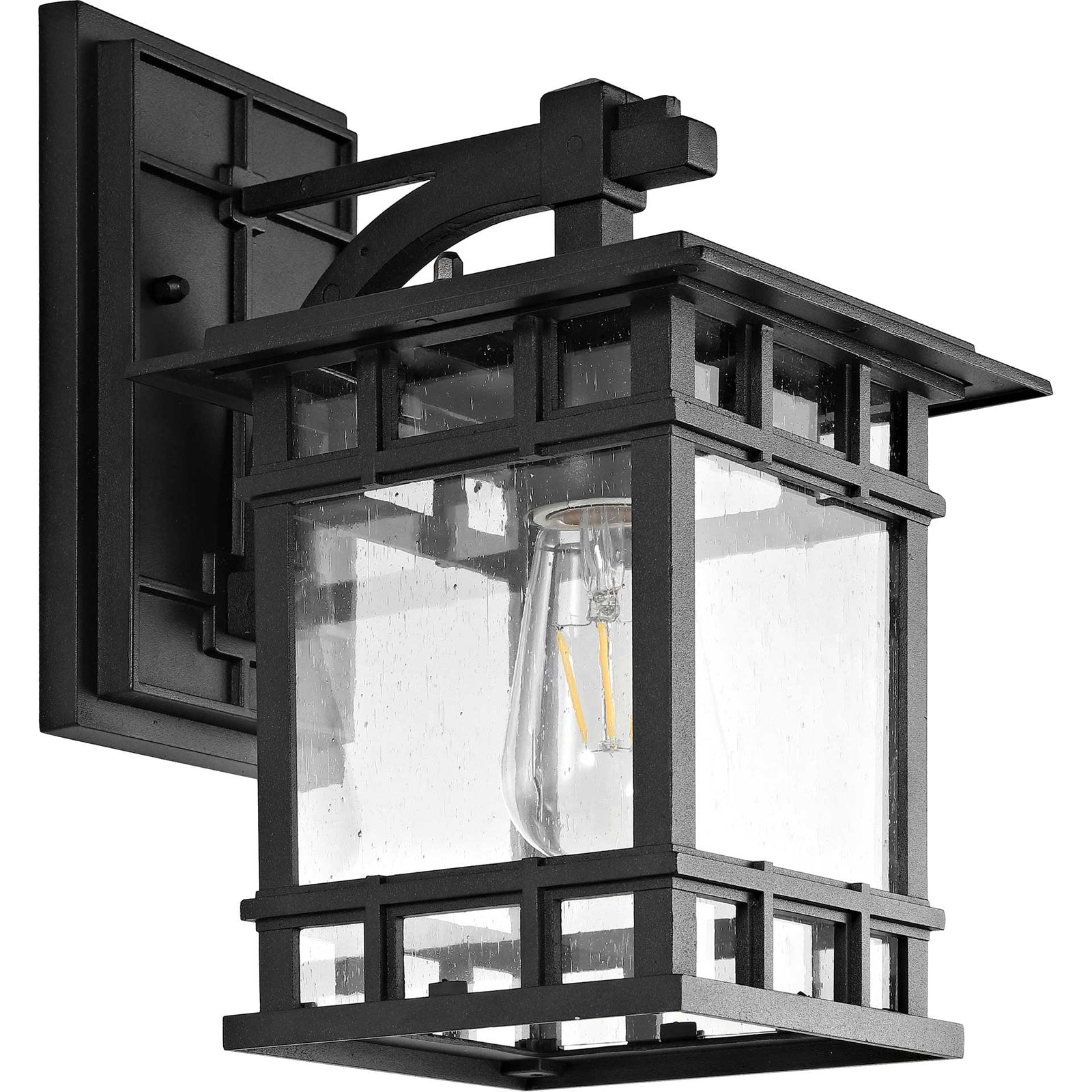 Grania Outdoor Wall Lantern Black