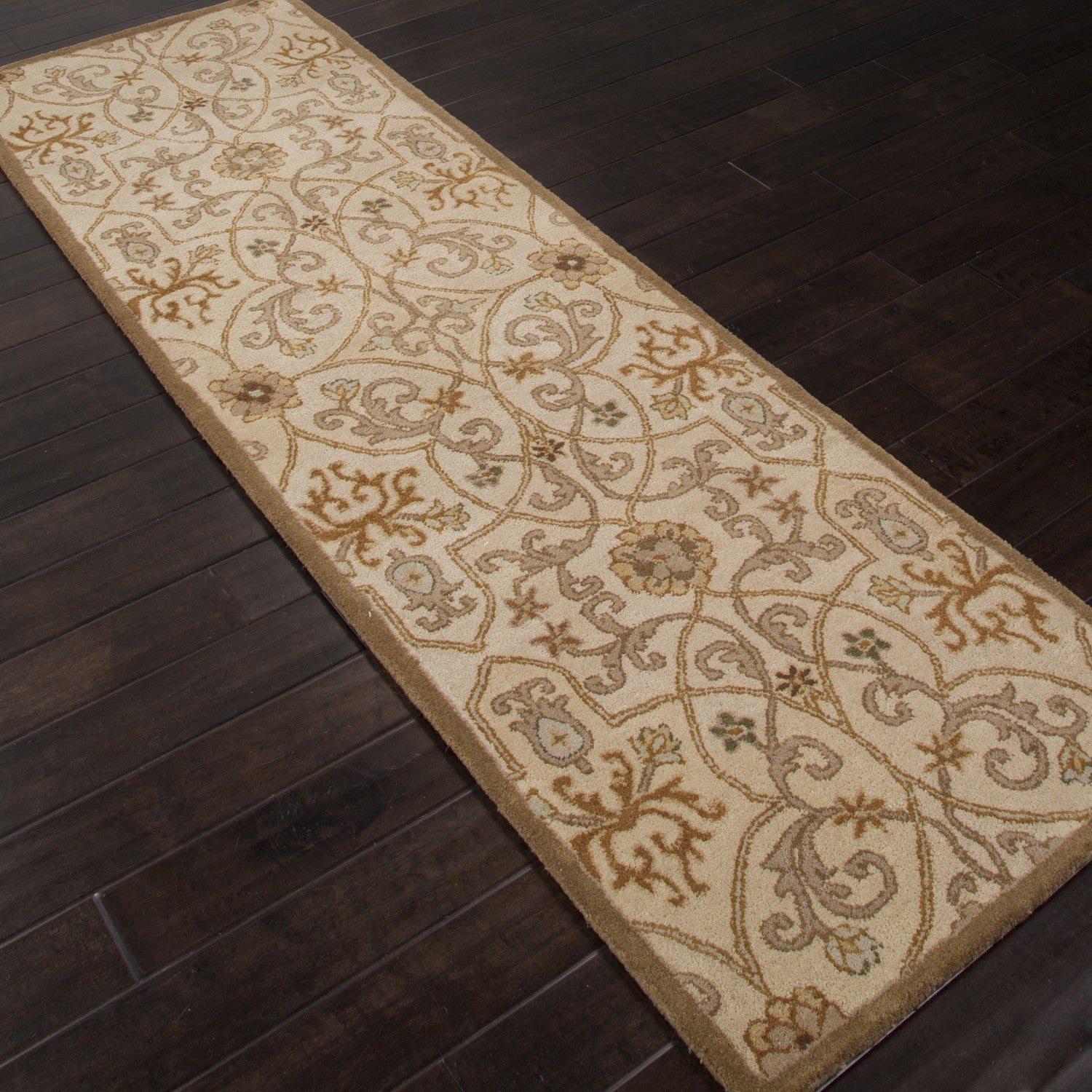 Poeme Calais Soft Gold Runner Rug