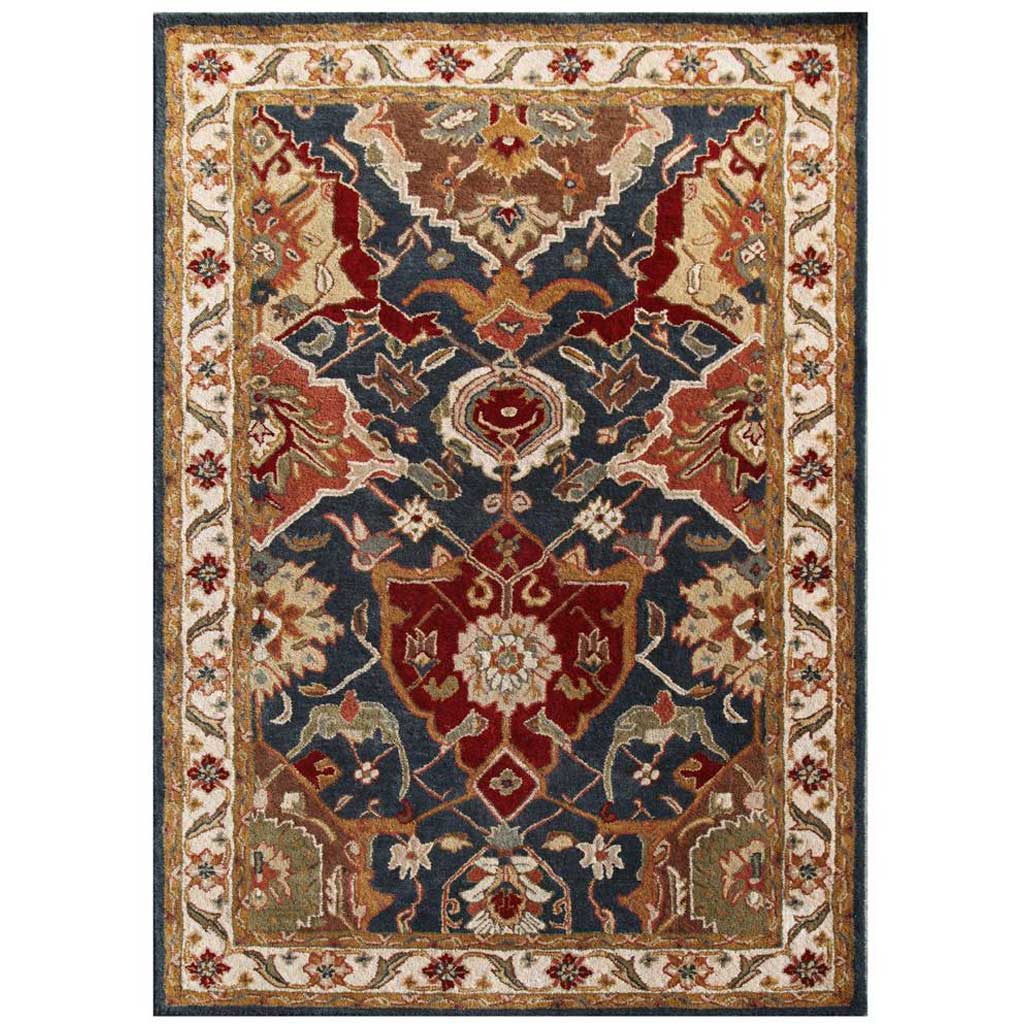 Poeme Aamanda Indigo/Antique White Area Rug