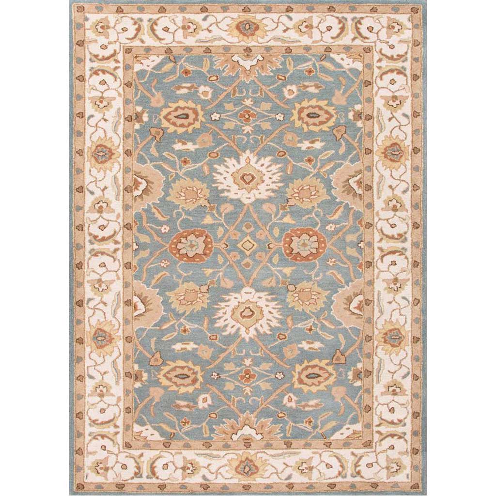 Poeme Zuzanna Seaside Blue/Cloud White Area Rug
