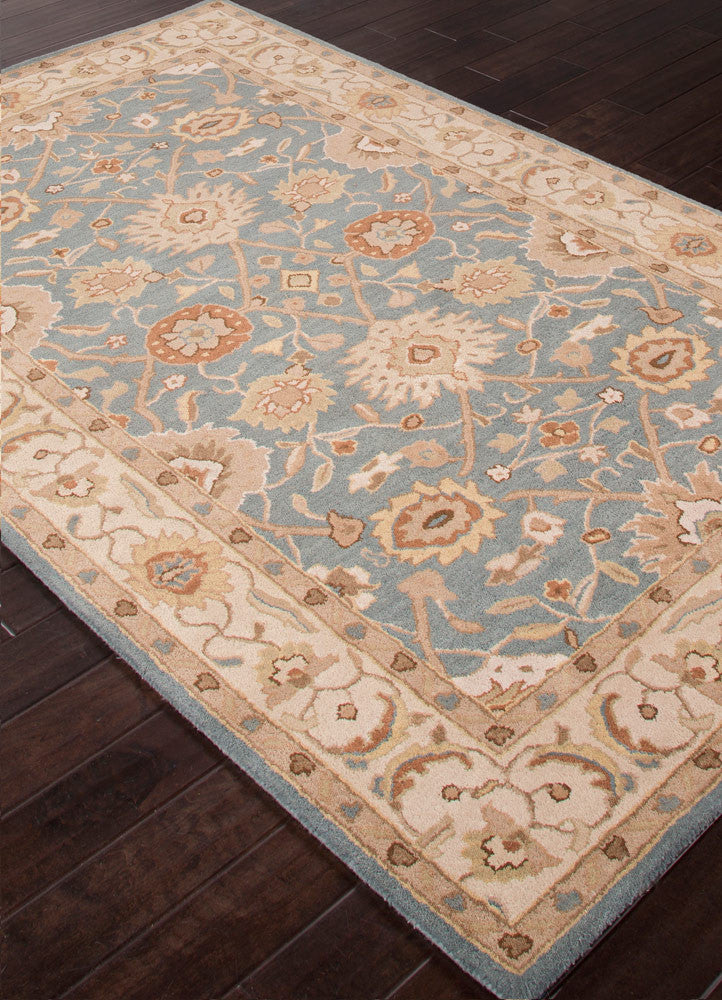 Poeme Zuzanna Seaside Blue/Cloud White Area Rug