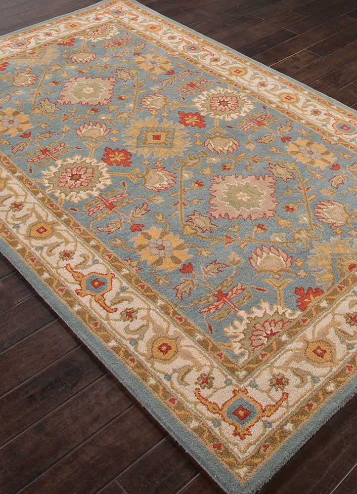 Poeme Empire Seaside Blue/Cloud White Area Rug