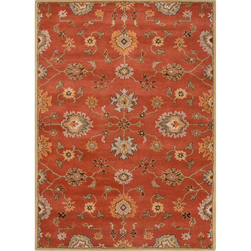 Poeme Nantes Auburn/Silver Fern Area Rug