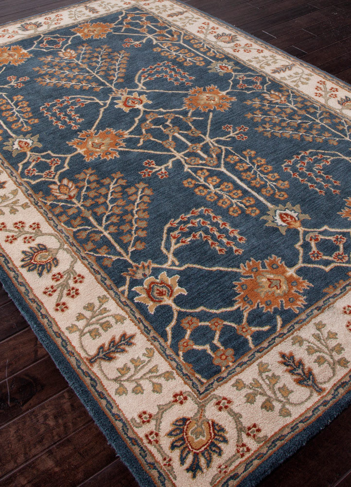 Poeme Chambery Indigo/Dark Ivory Area Rug