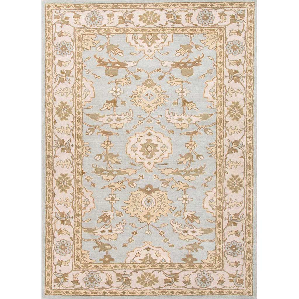 Poeme Summit Sky Blue/Antique White Area Rug