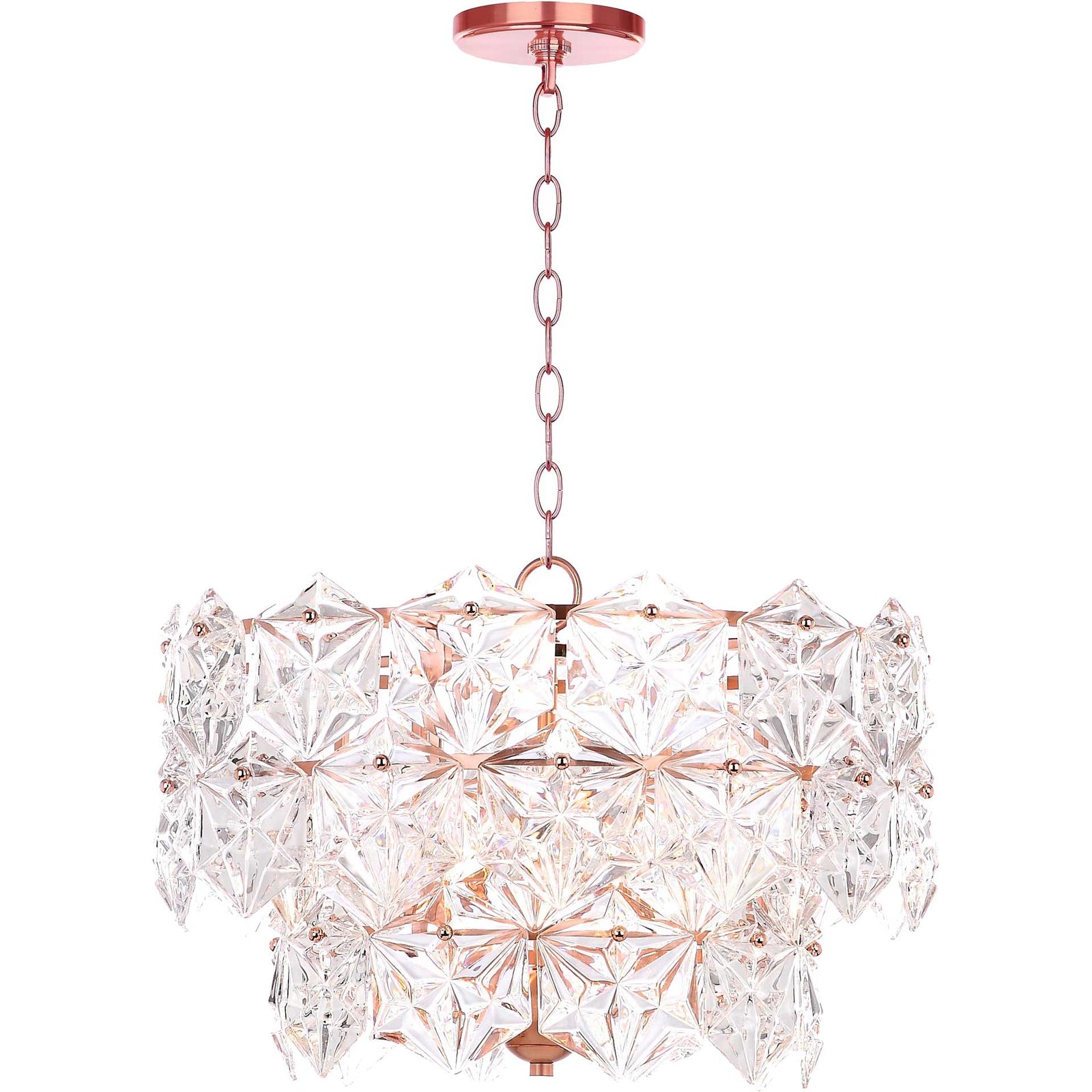 Signal Adjustable Pendant Clear/Copper