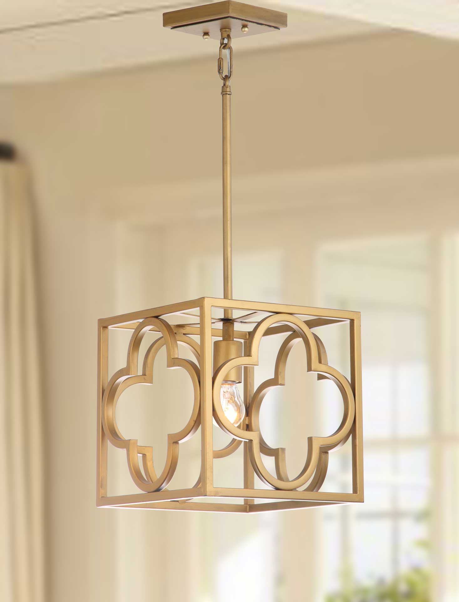 Raise Trellis Pendant Gold