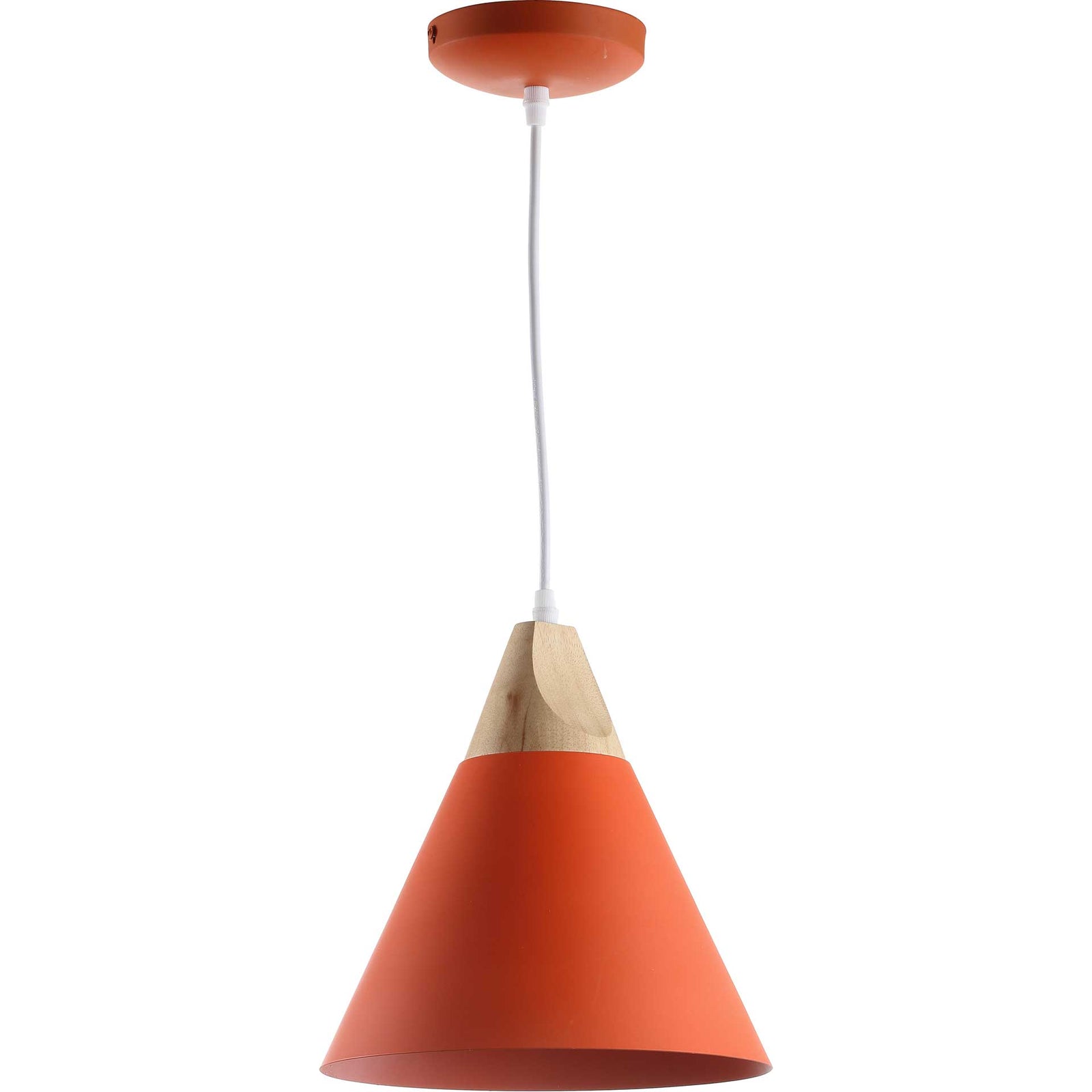 Cicely Pendant Orange/Light Brown
