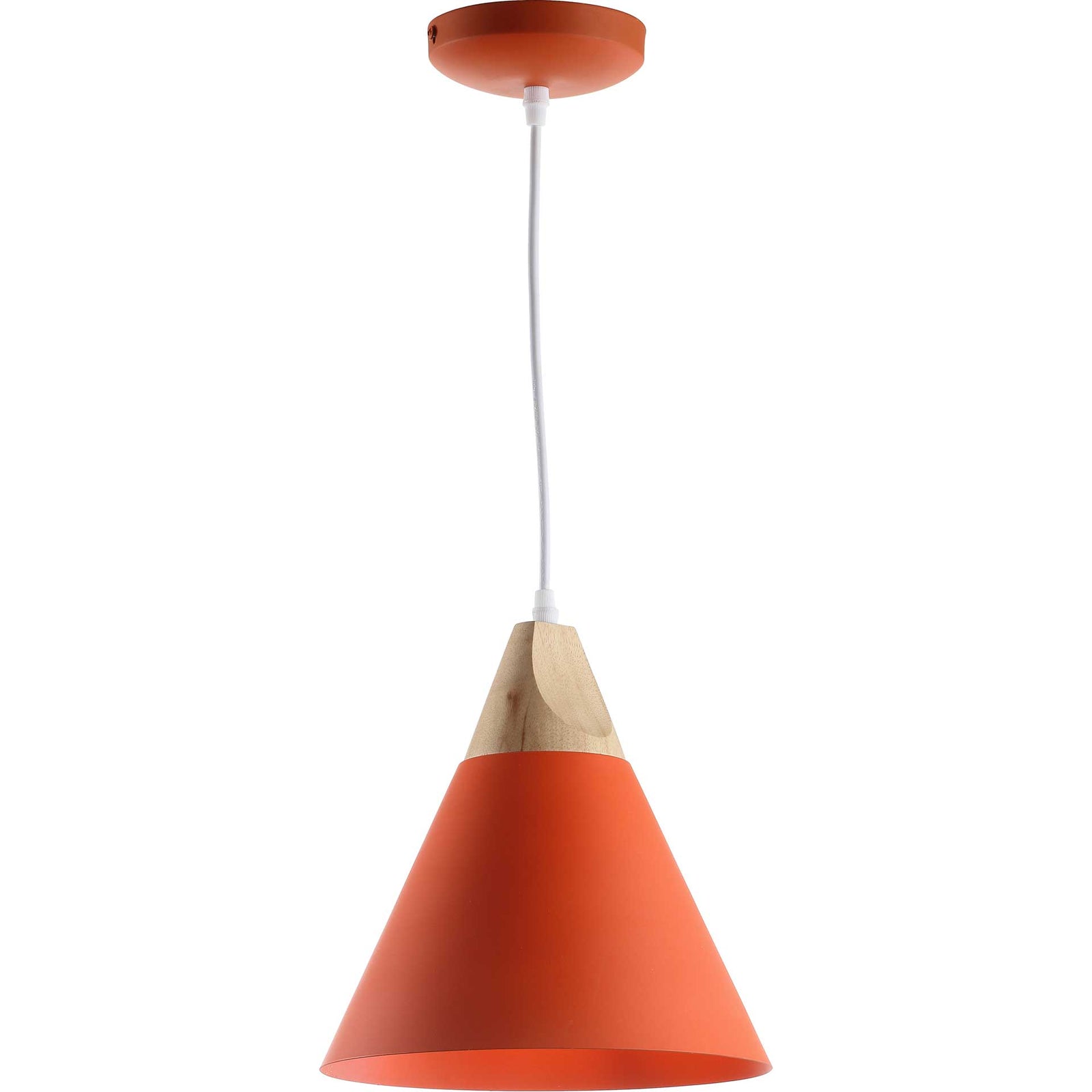 Cicely Pendant Orange/Light Brown