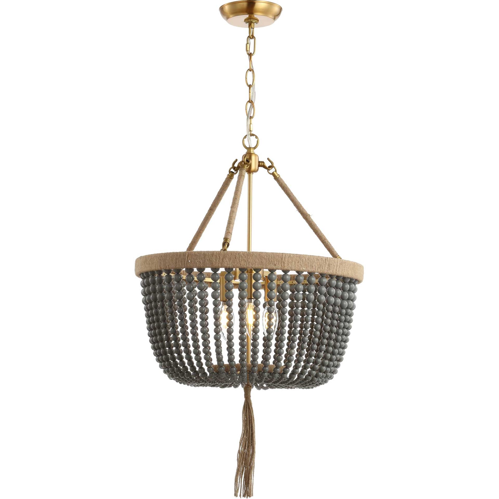 Adaline Pendant Brass Gold/Dark Gray