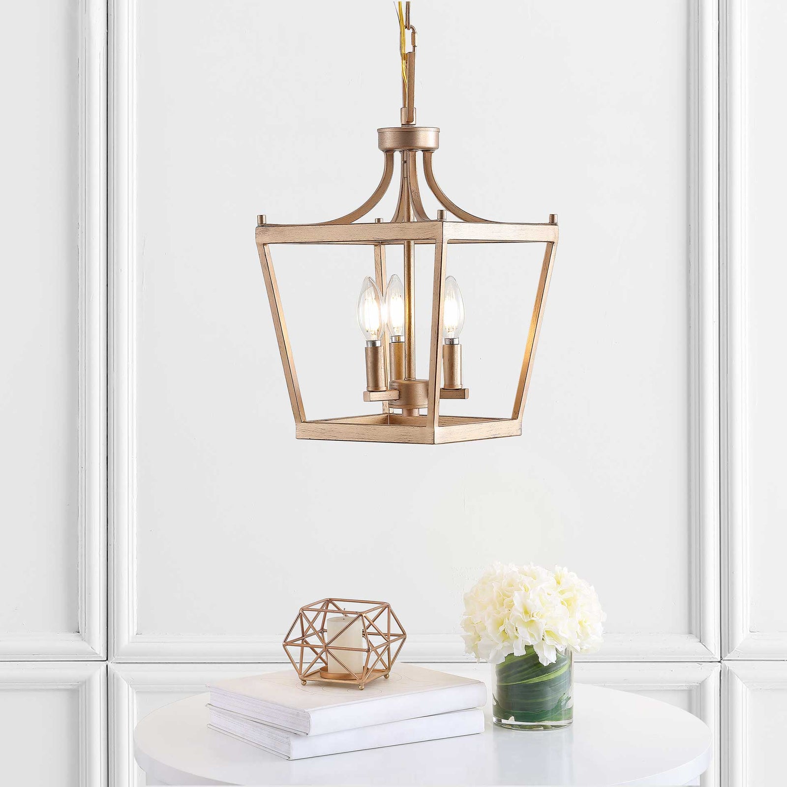 Landen 3 Light Pendant Gold Painted