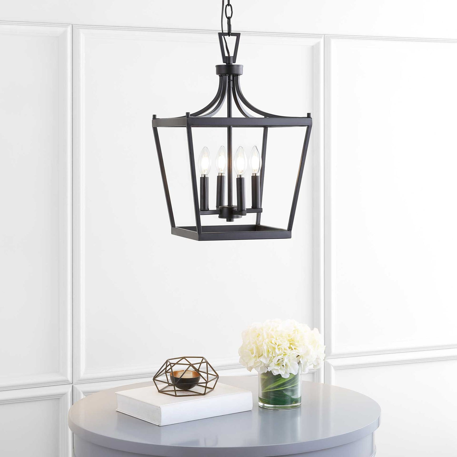 Nicolette 4 Light Pendant Bronze/Black