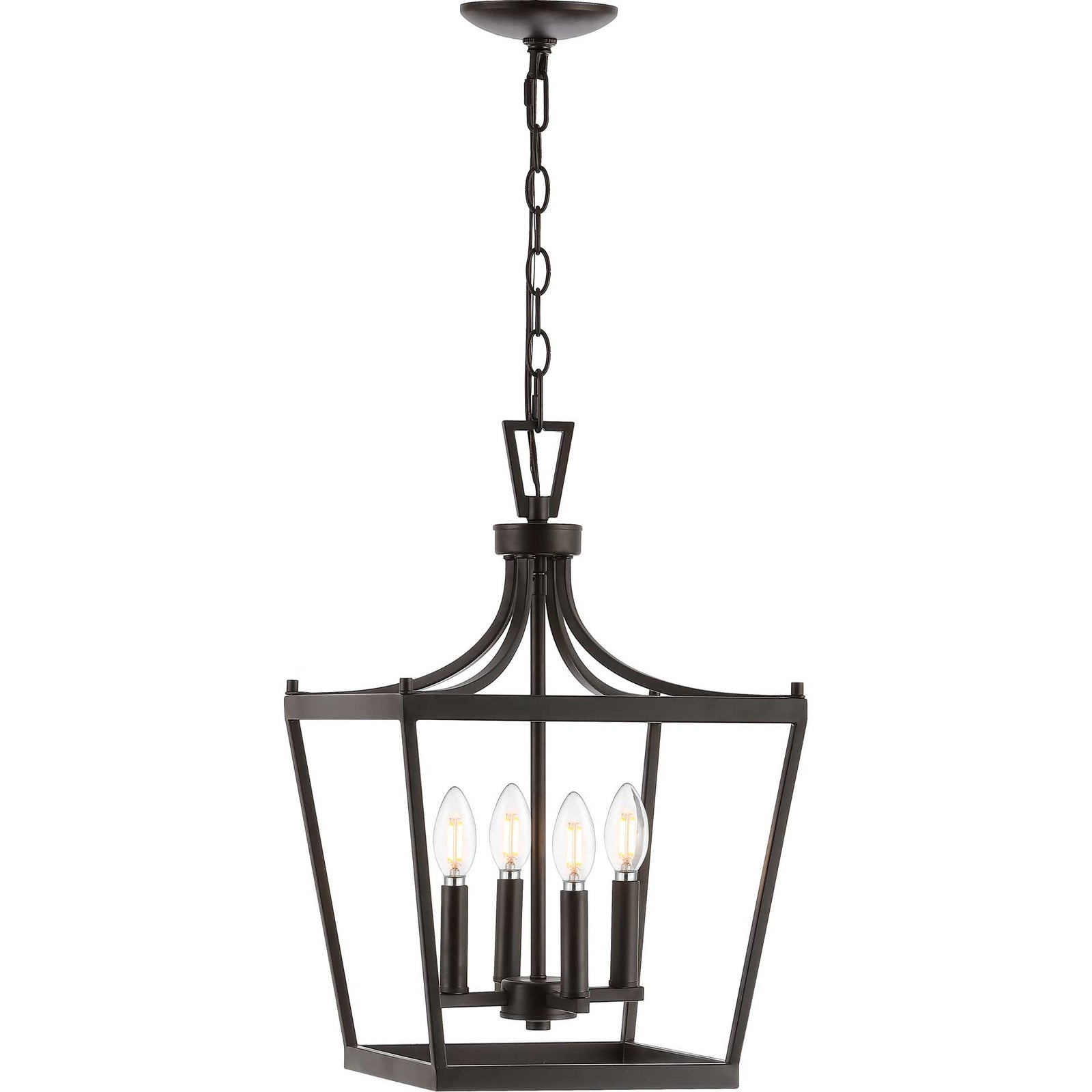 Nicolette 4 Light Pendant Bronze/Black