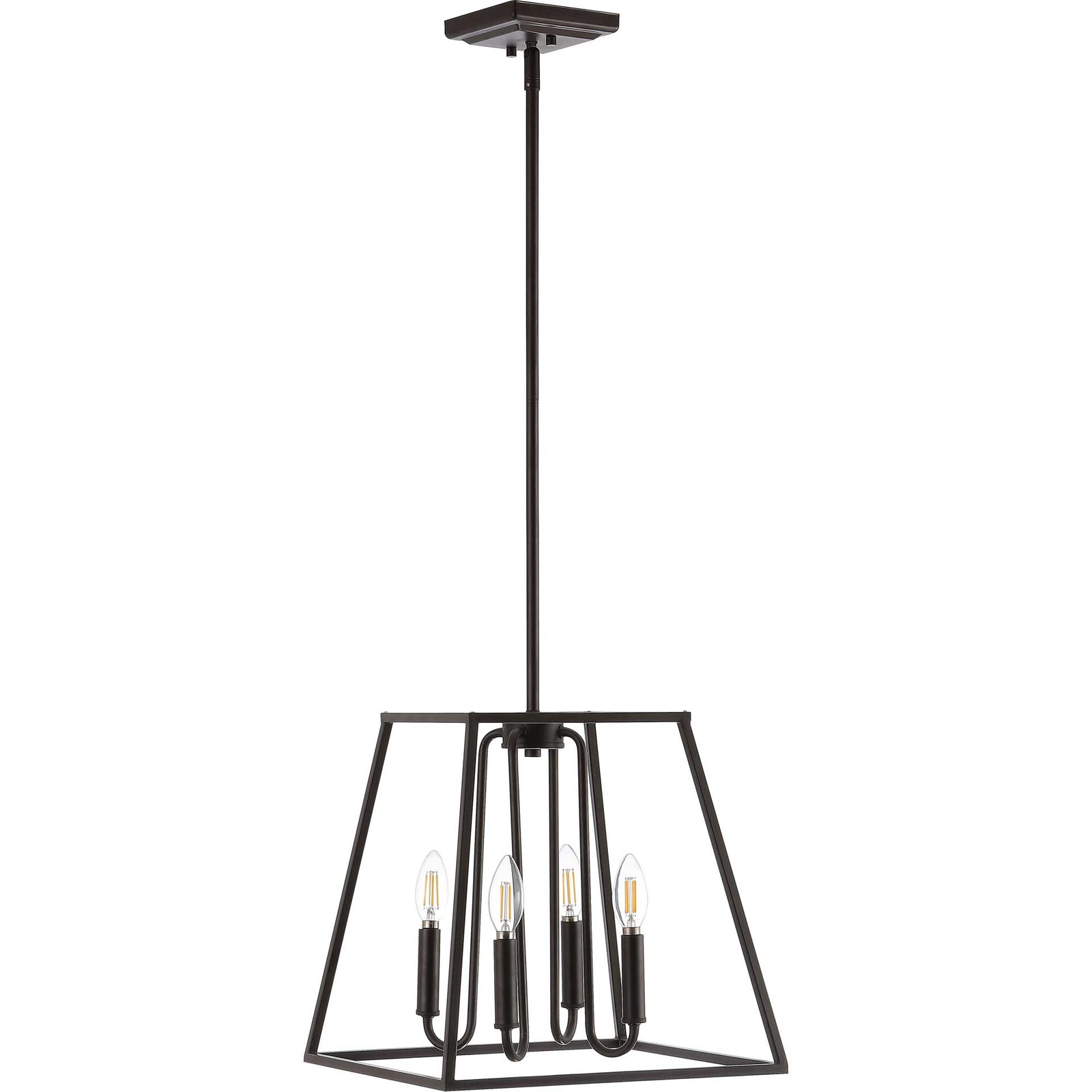 Pola 4 Light Pendant Bronze/Black