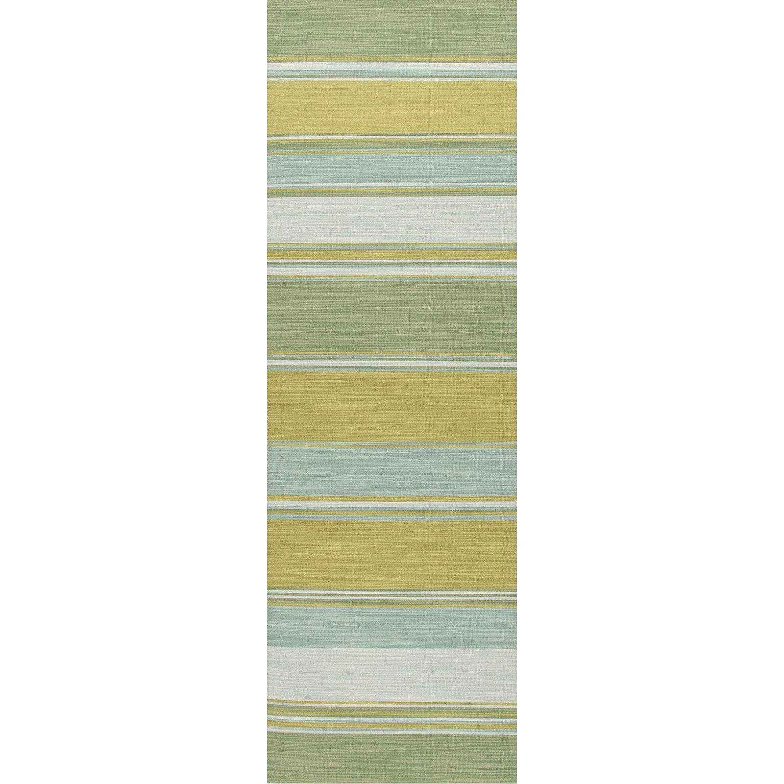 Pura Vida La Palma Lime Green Runner Rug