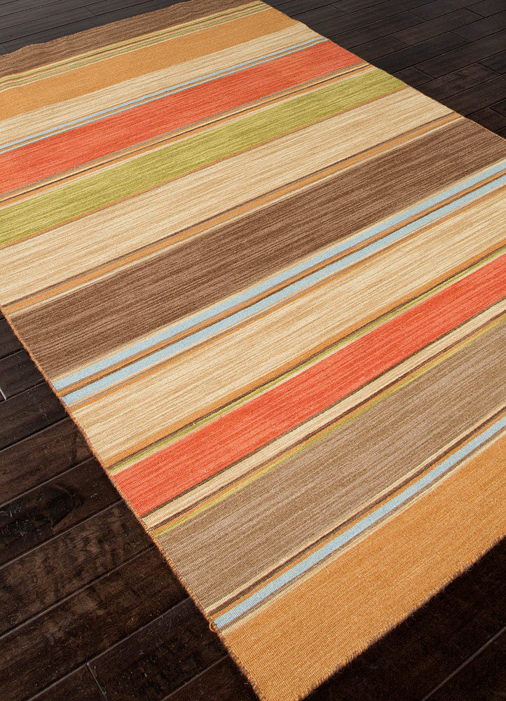 Pura Vida La Palma Poppy/Lemon Area Rug