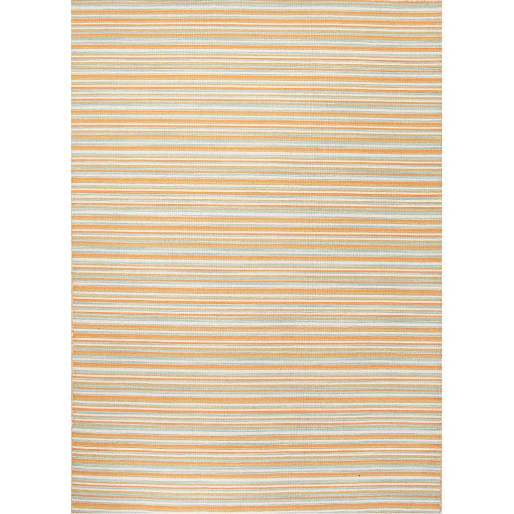 Pura Vida Pacifico Vermillion Orange Area Rug