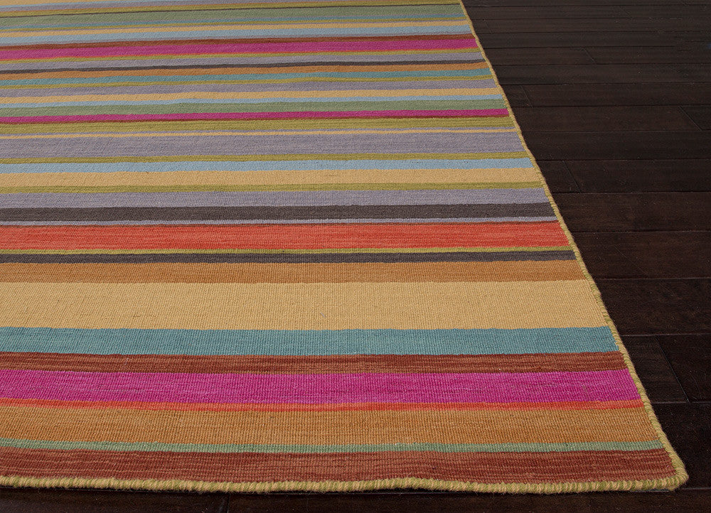 Pura Vida Tamarindo Palm/Very Berry Area Rug