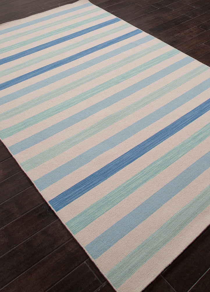 Pura Vida Bosque Oyster Gray/Blue Heaven Area Rug