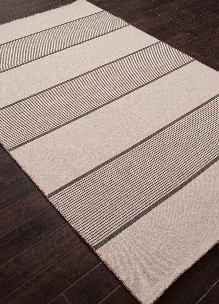 Pura Vida Tulum Oyster Gray/Charcoal Gray Area Rug