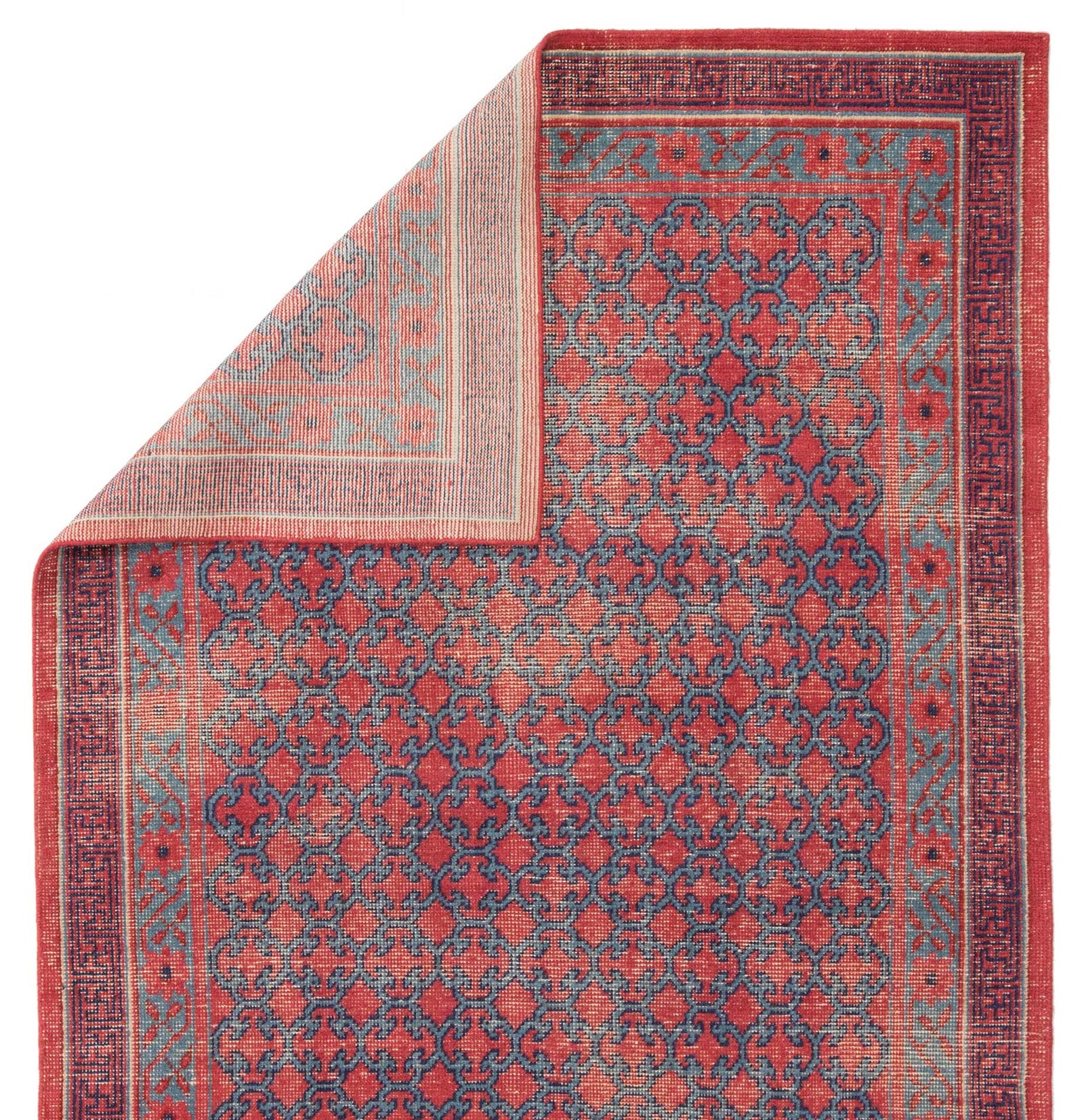 Revolution Concord Red/Blue Area Rug