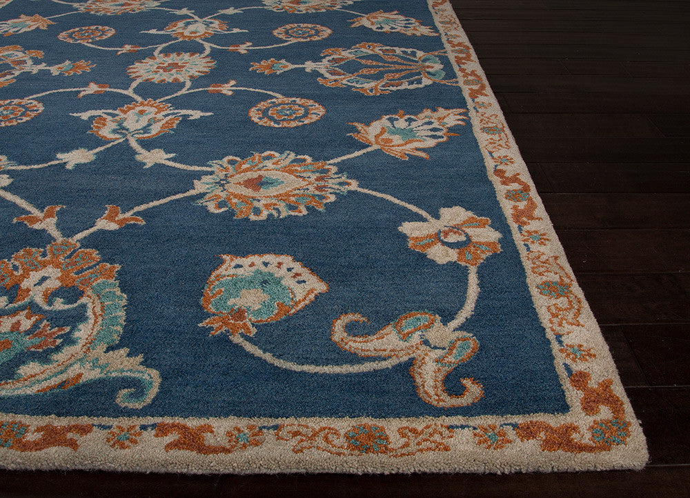 Reverie Ponder Blue Coral/Lagoon Area Rug
