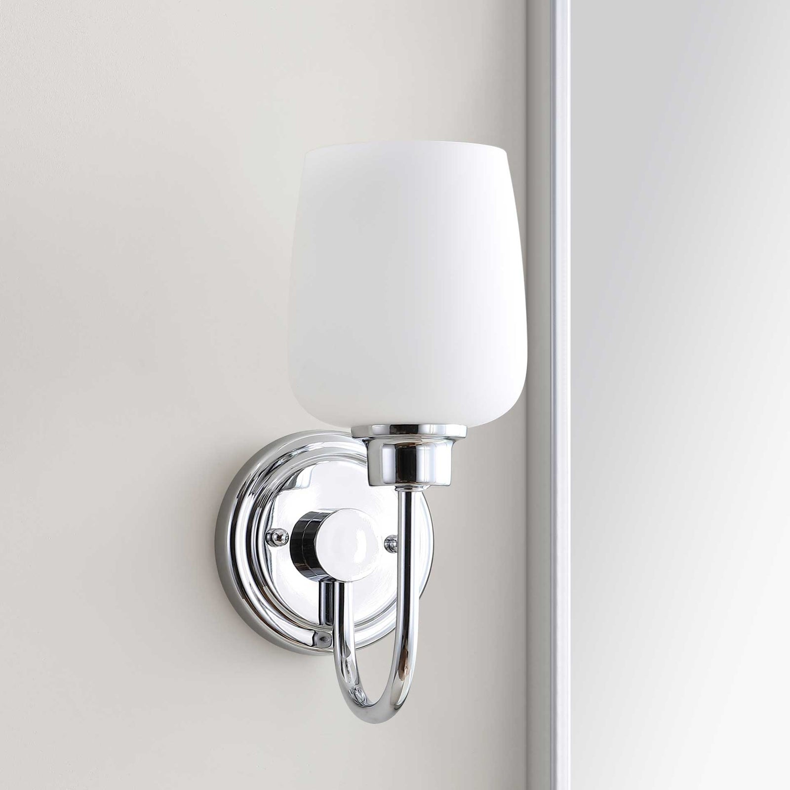 Carthage Bathroom Sconce Chrome