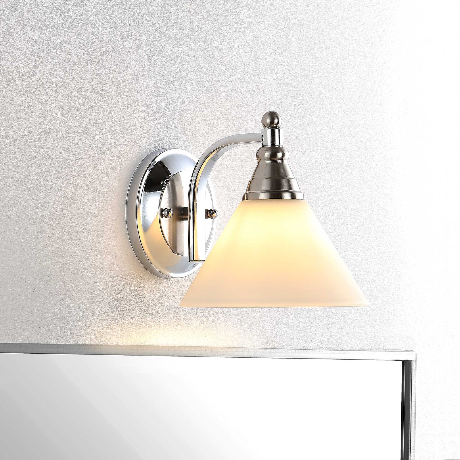 Vanda Wall Sconce Nickel/Clear
