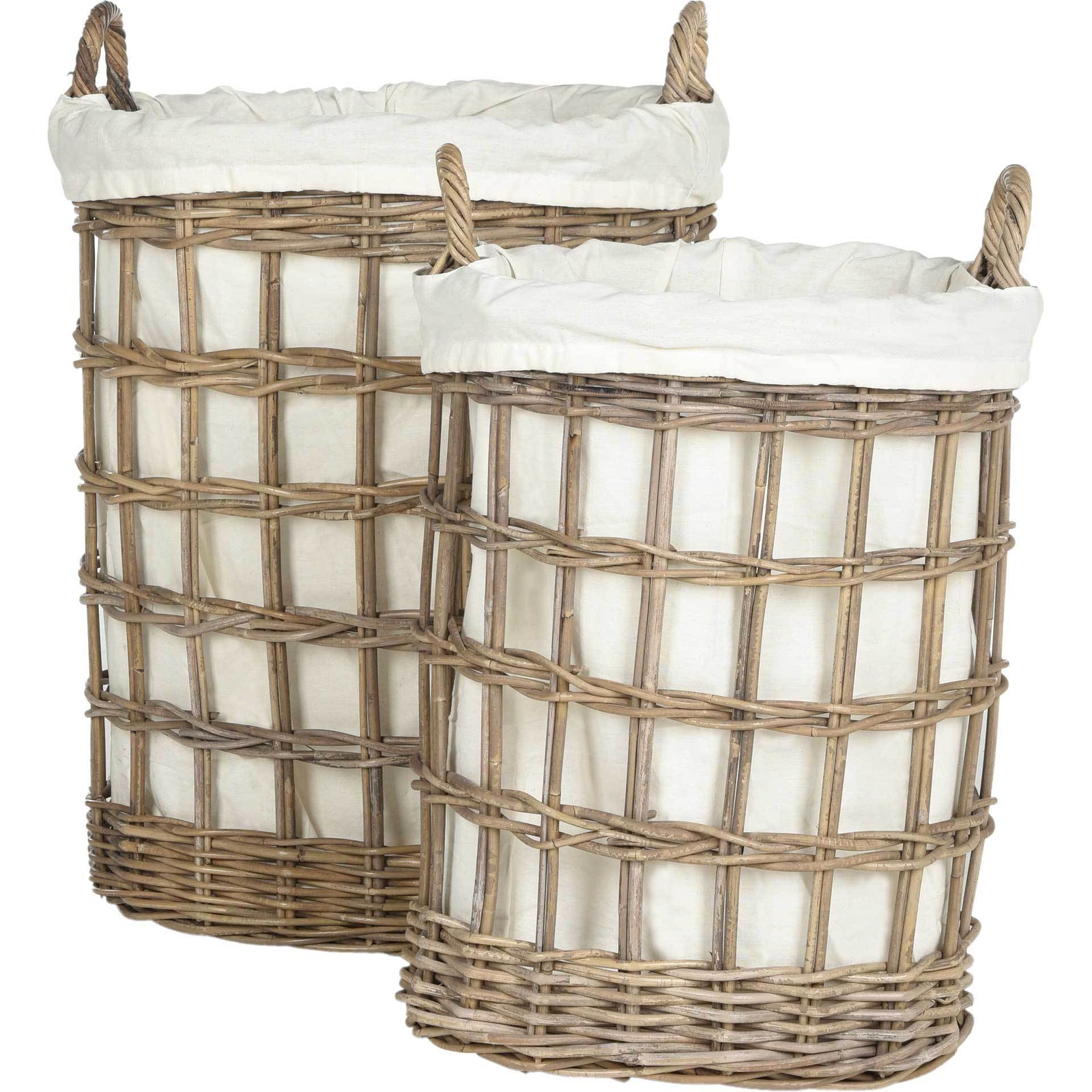 Adrien Wicker Storage Hamper