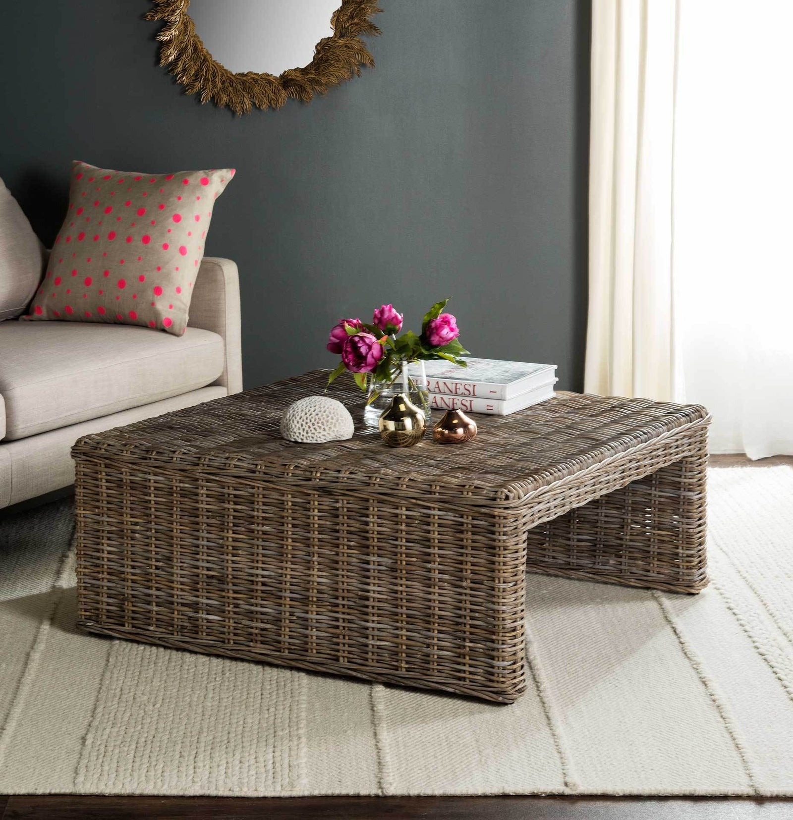 Peter Wicker Coffee Table