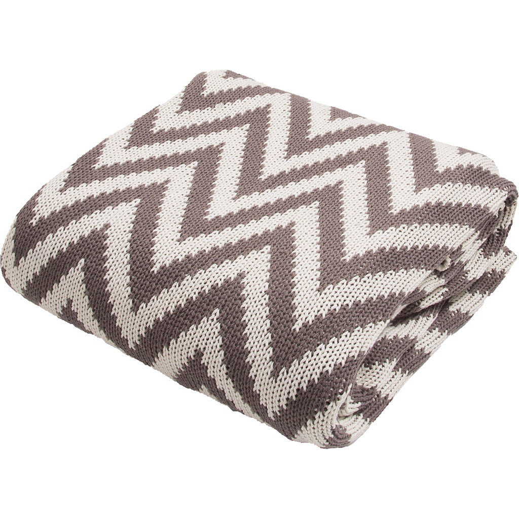 Serin Walnut/White Swan Throw