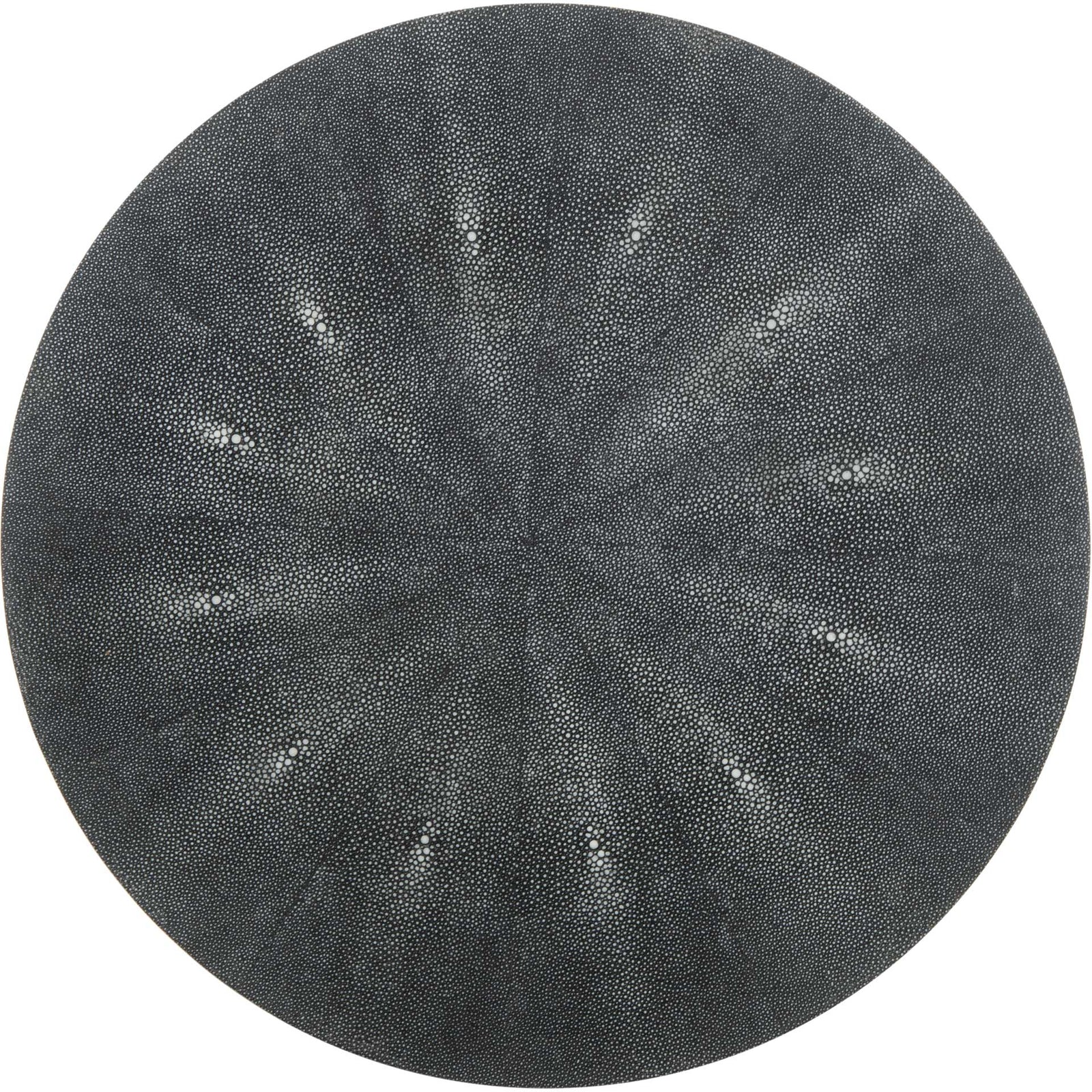 Digress Faux Shagreen End Table Black