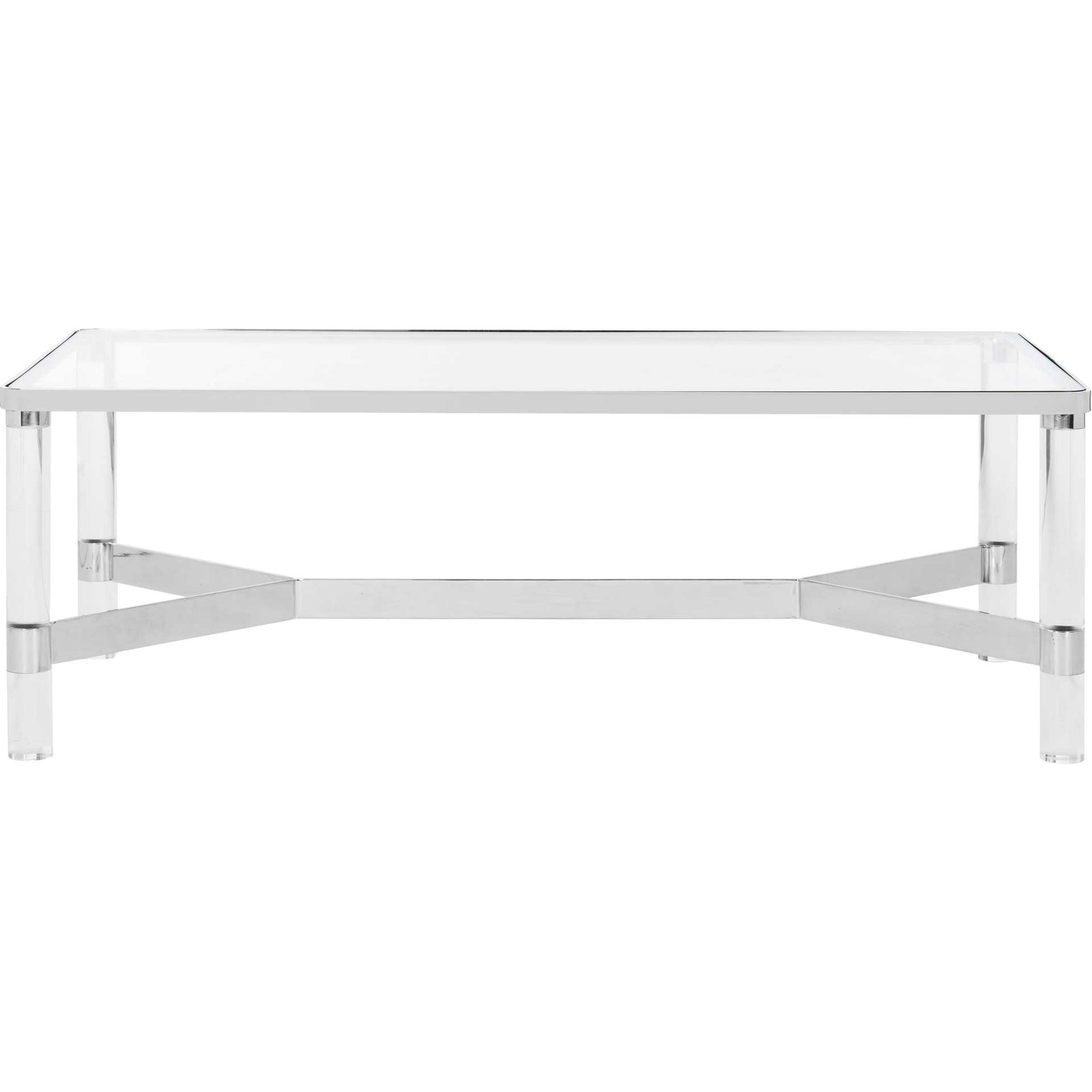Subira Acrylic Coffee Table Silver