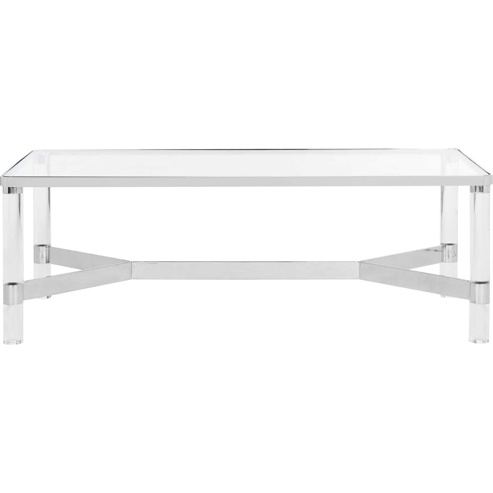 Subira Acrylic Coffee Table Silver