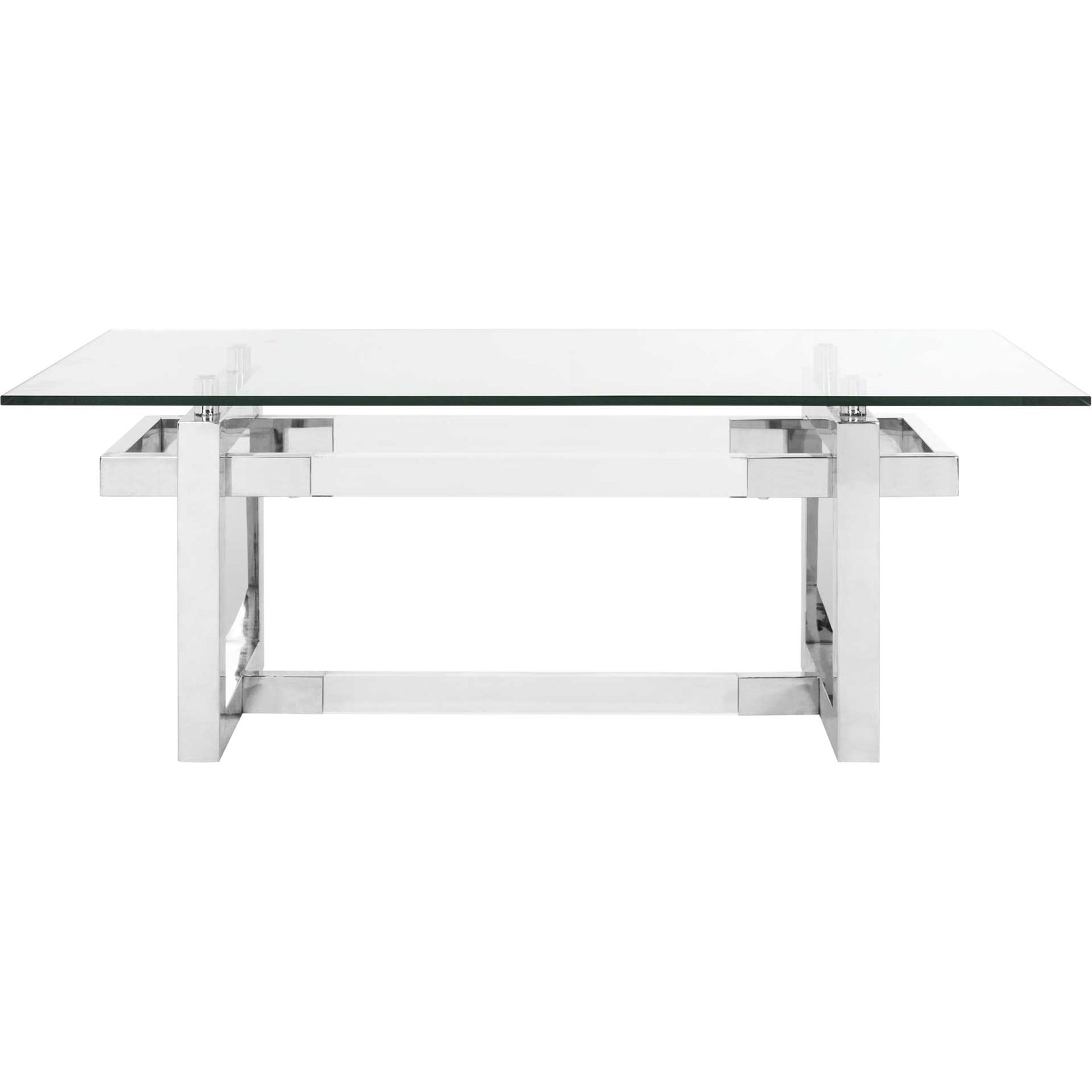 Monet Acrylic Coffee Table Silver