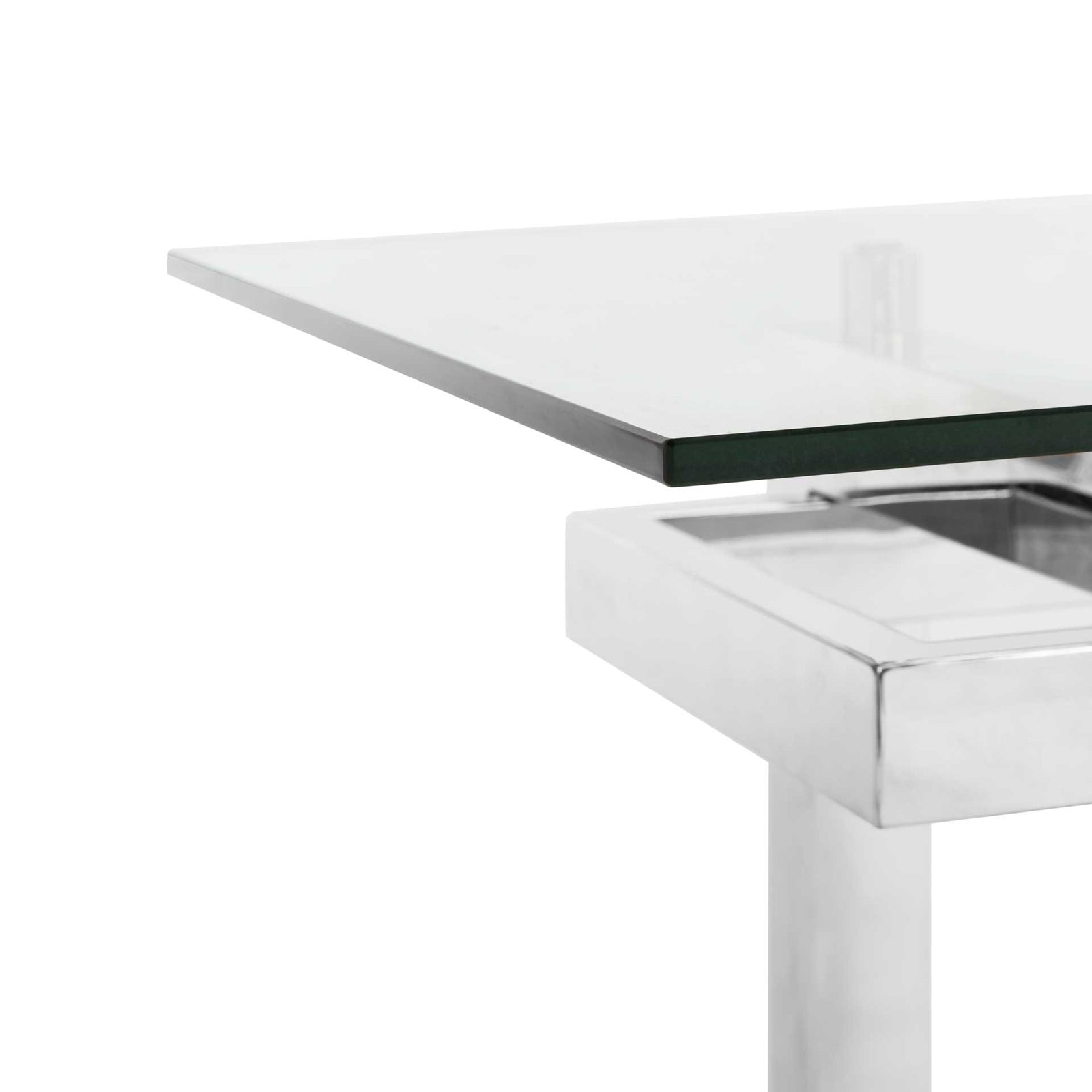 Monet Acrylic Coffee Table Silver