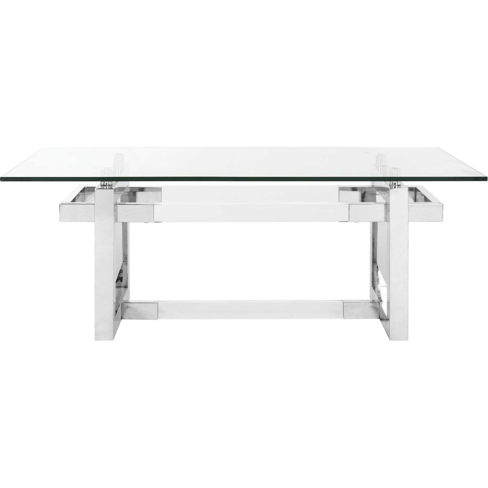 Monet Acrylic Coffee Table Silver