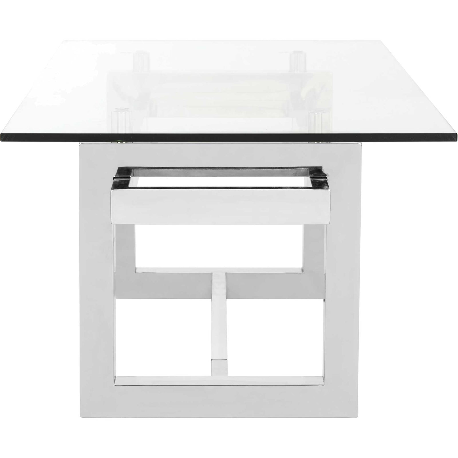 Monet Acrylic Coffee Table Silver