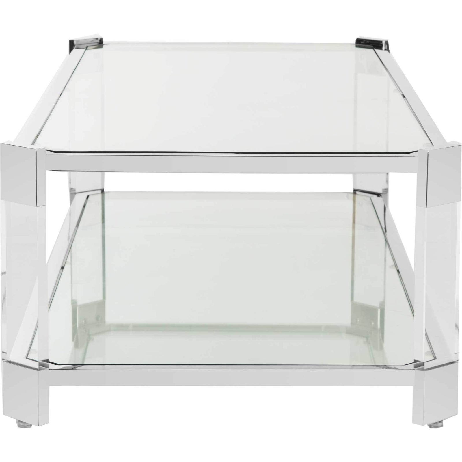 Giada Coffee Table Silver / Clear