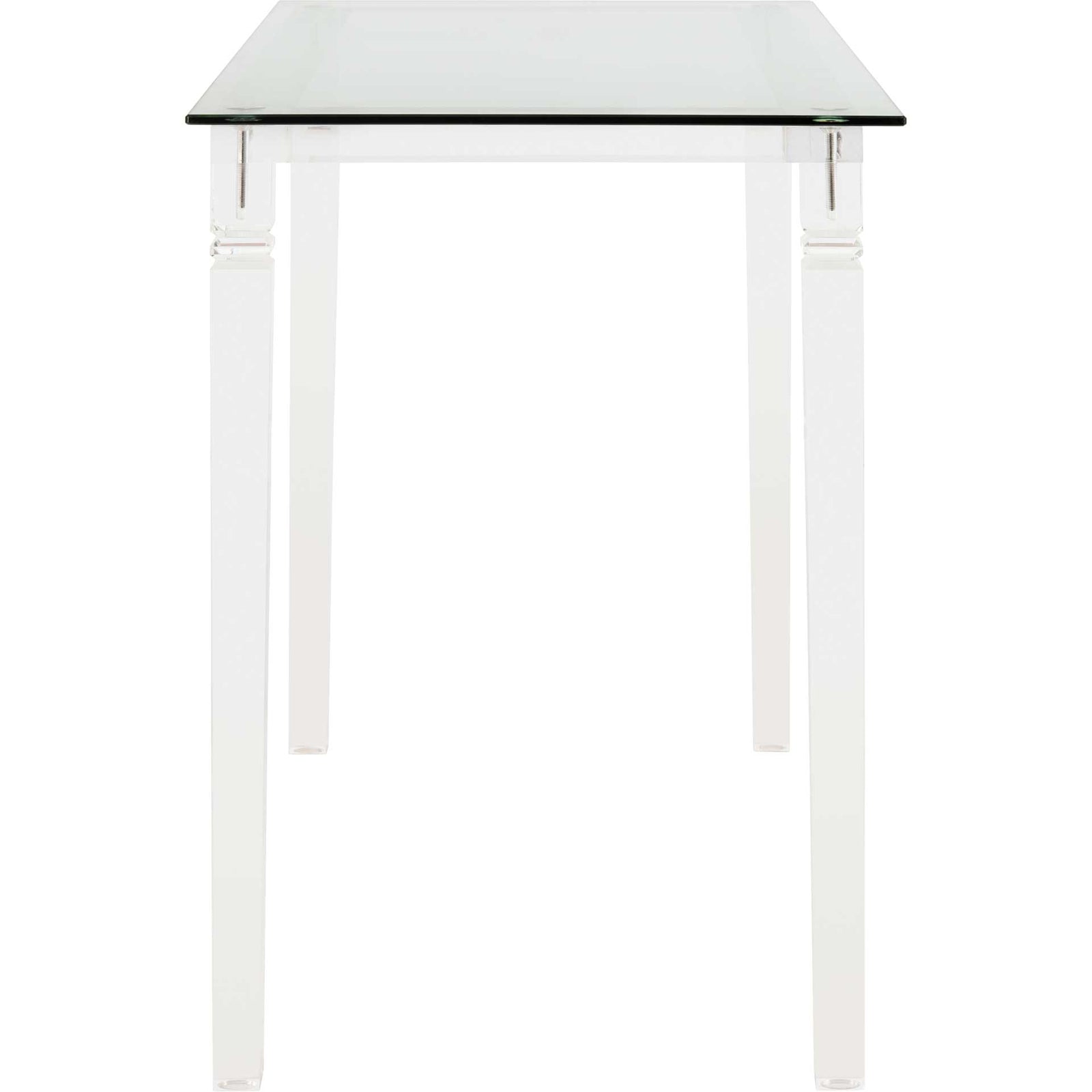 Amish Acrylic Side Table Clear